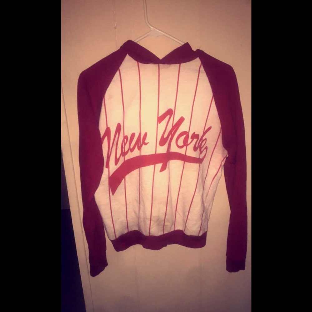 Red New York girl hoodie ❤️